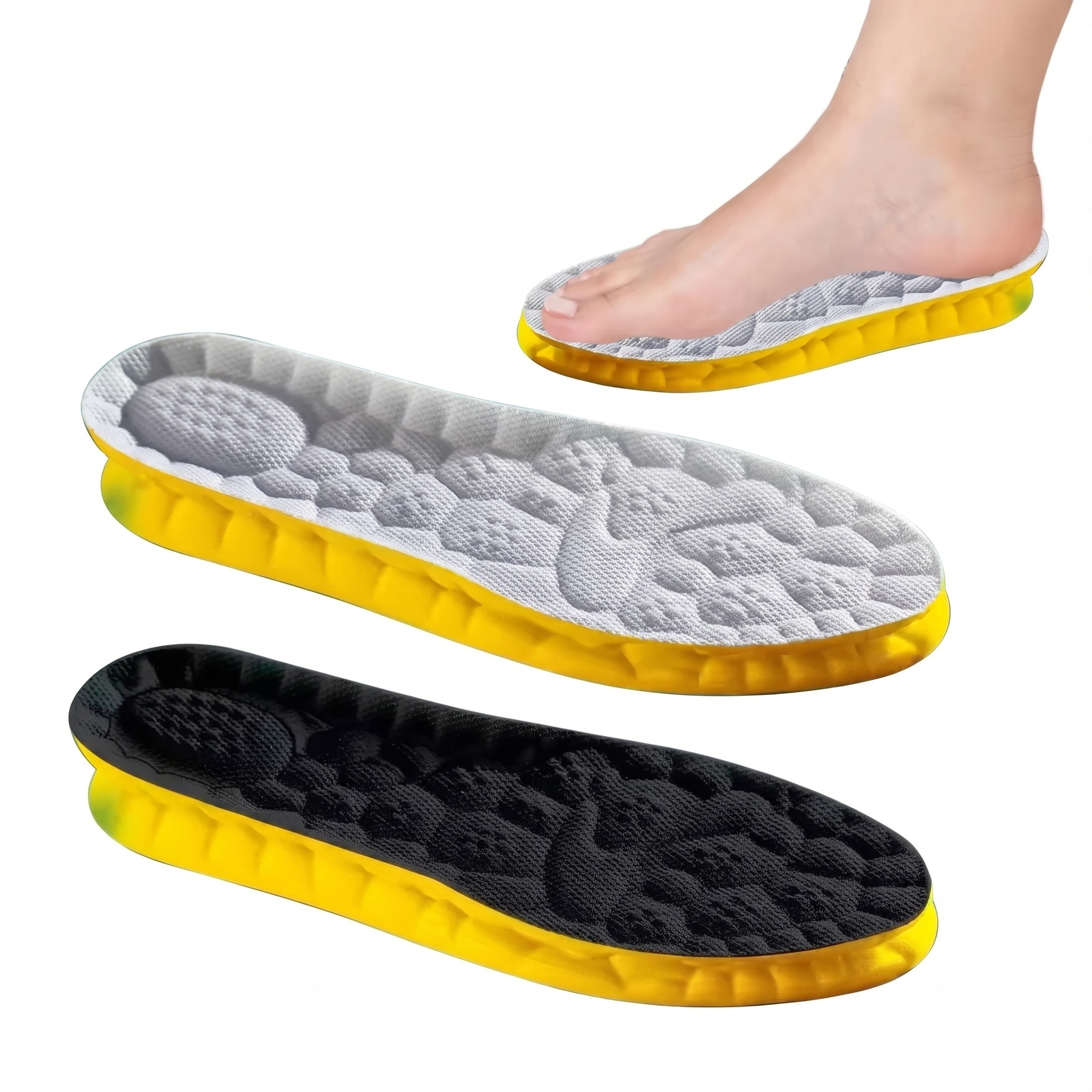 4D Cloud Sports Insoles – Shock Absorbing Cushion Shoe Inserts - Image 2
