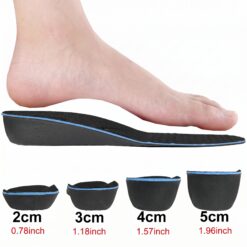 Alternative view of Adjustable 2–5cm Height Increase Insoles – Magnetic Arch Support Heel Inserts