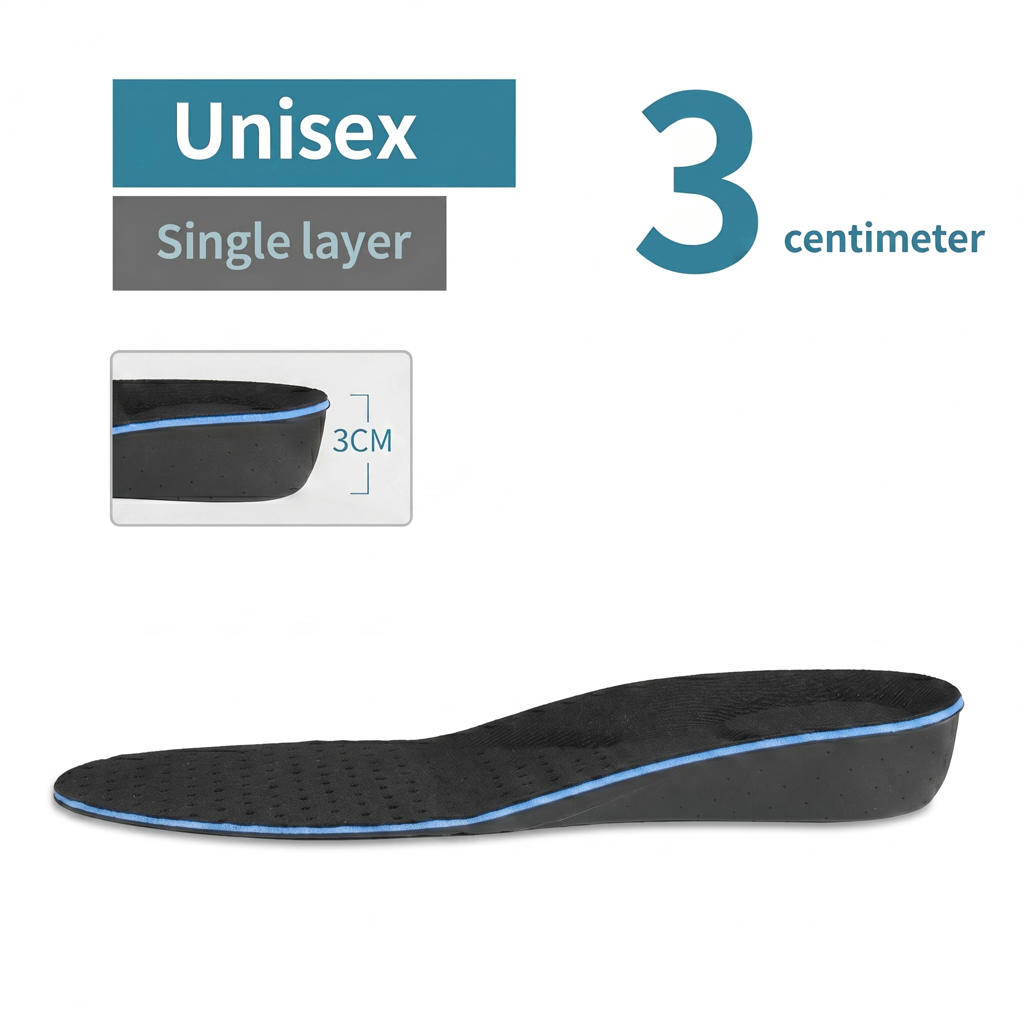 Adjustable 2–5cm Height Increase Insoles – Magnetic Arch Support Heel Inserts - Image 9