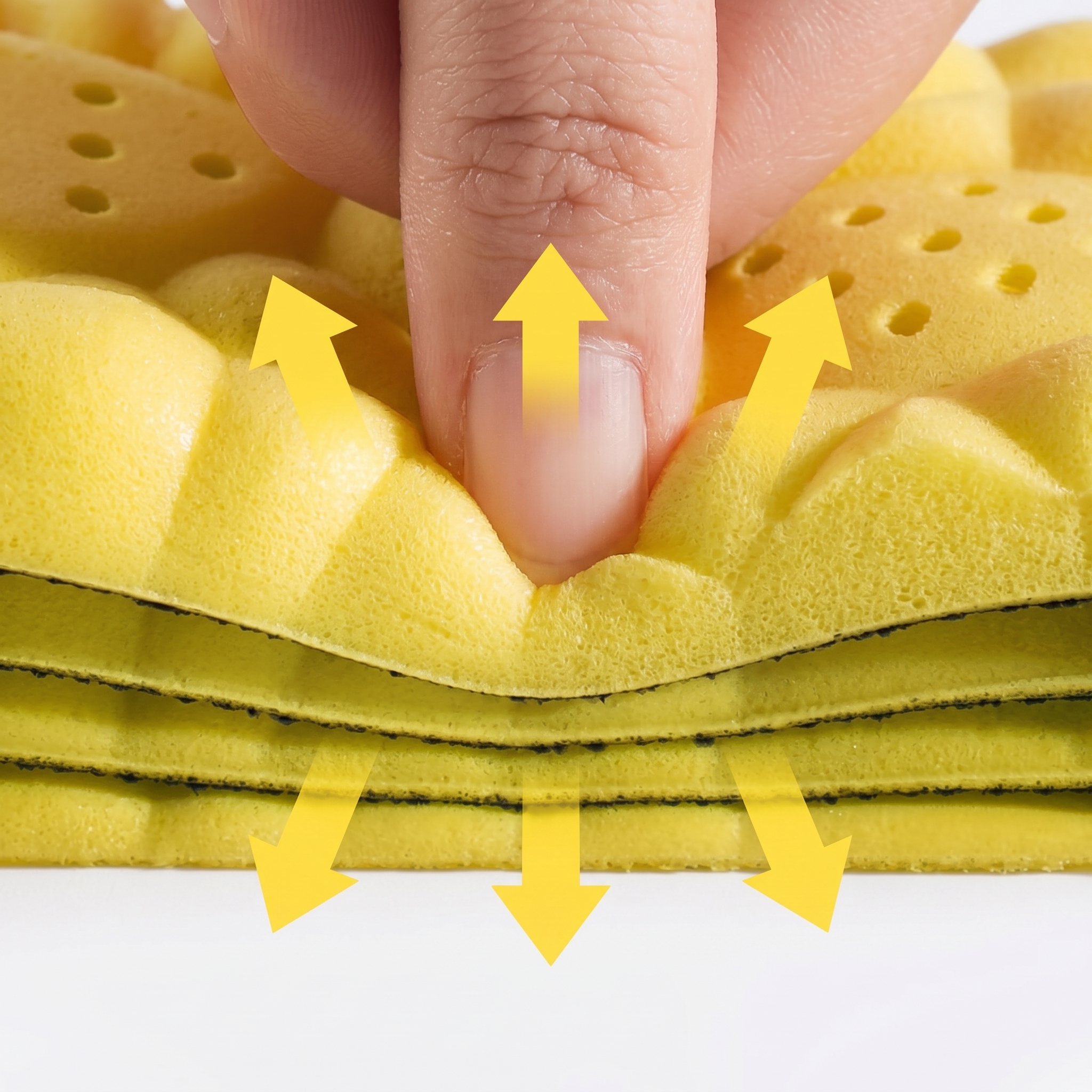 4D Cloud Sports Insoles – Shock Absorbing Cushion Shoe Inserts - Image 8