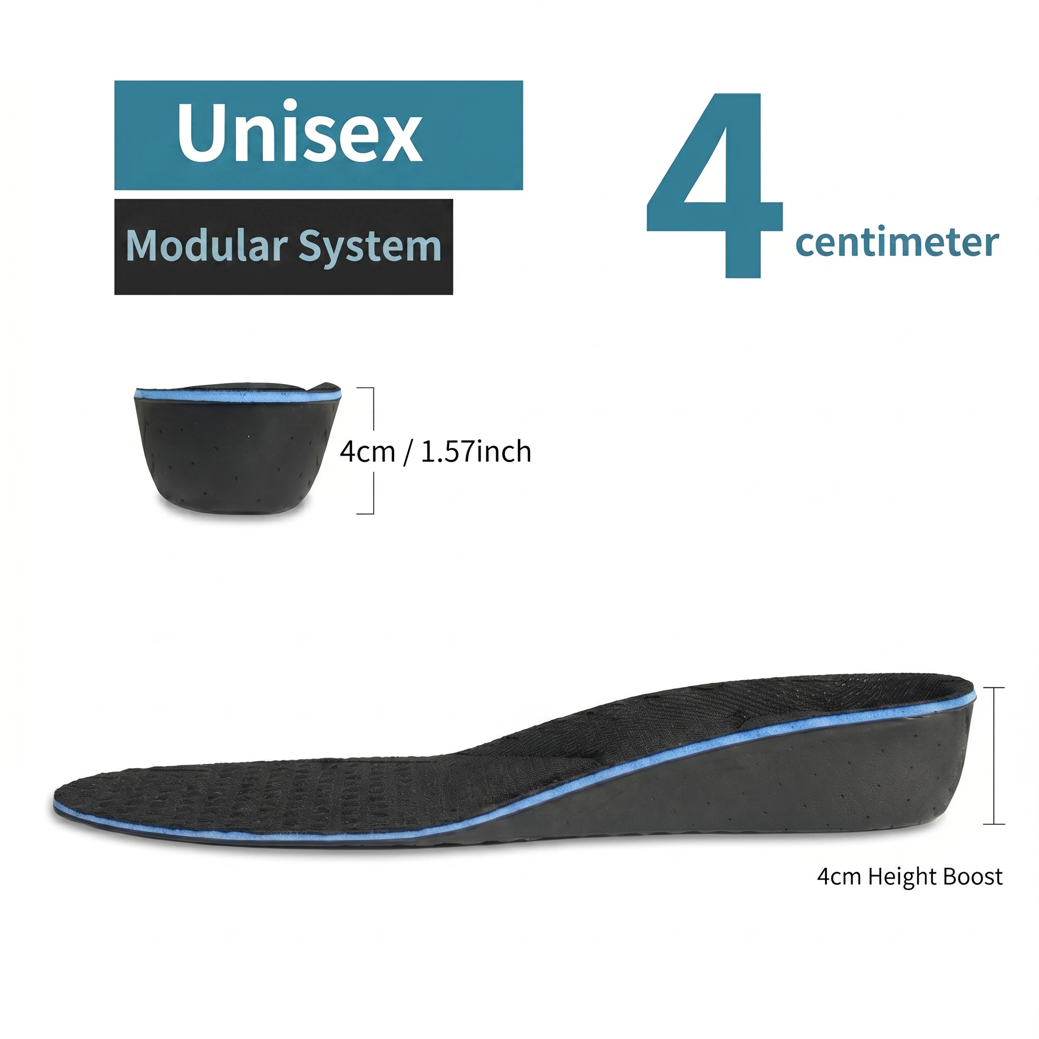 Adjustable 2–5cm Height Increase Insoles – Magnetic Arch Support Heel Inserts - Image 8