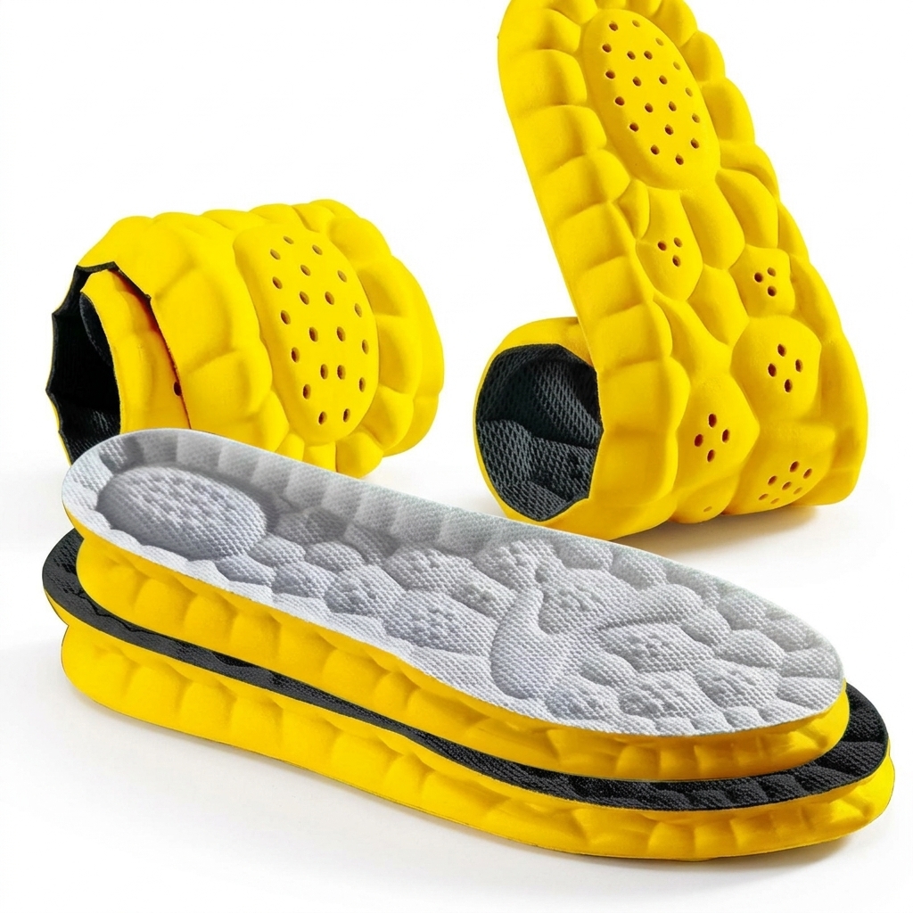 4D Cloud Sports Insoles – Shock Absorbing Cushion Shoe Inserts - Image 9