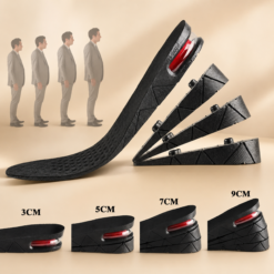Adjustable Height Increase Insoles – Invisible Air Cushion Shoe Inserts