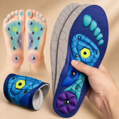 Magnetic Acupressure Insoles – Orthopedic Gel Foot Massage Shoe Inserts