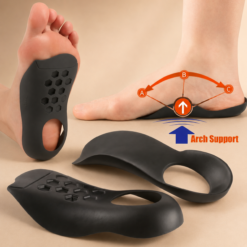 Orthopedic Arch Support Insoles for Flat Feet – O-Shaped Leg Correction Shoe Inserts