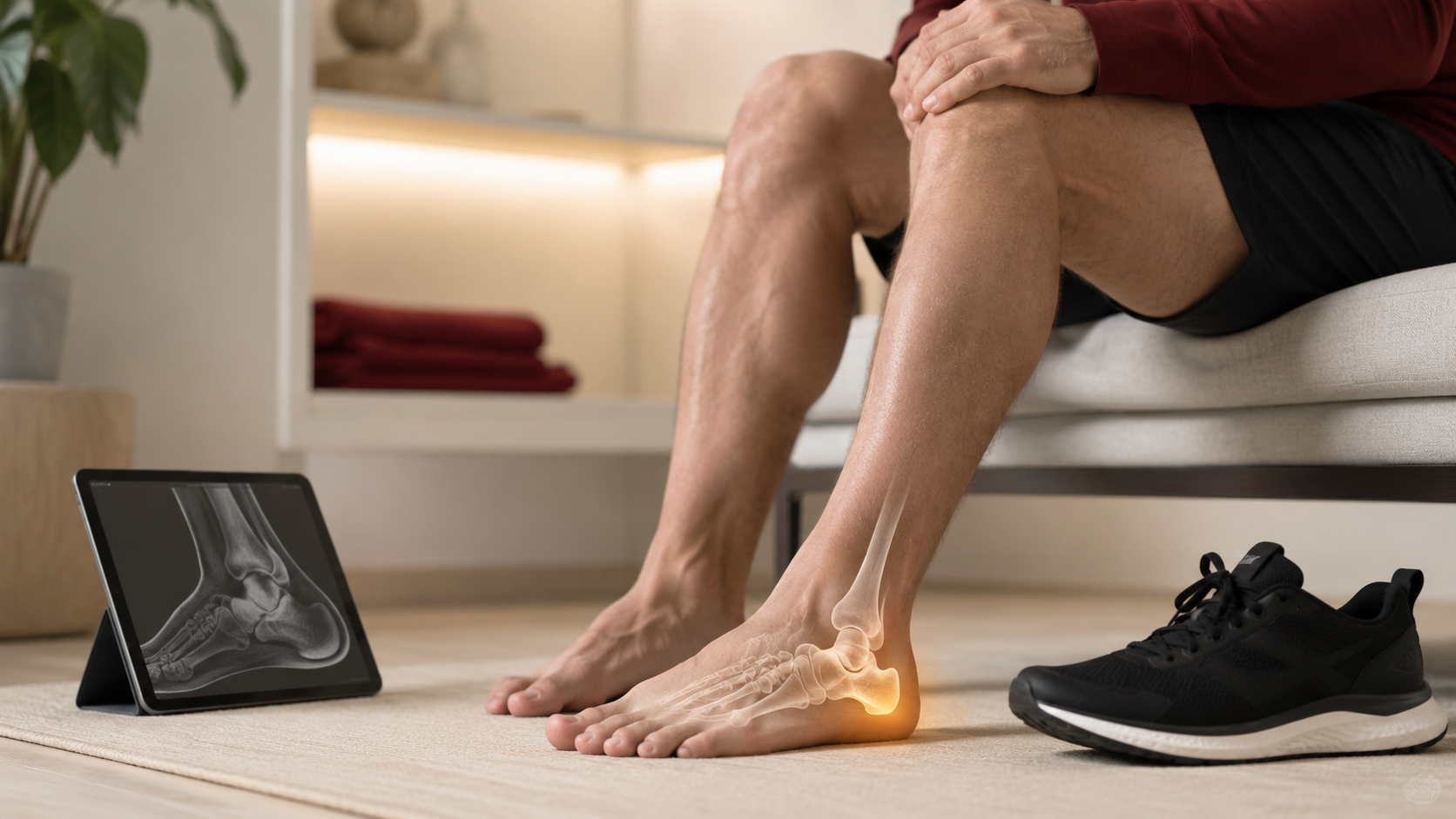 Heel fractures or stress fractures causing deep heel pain