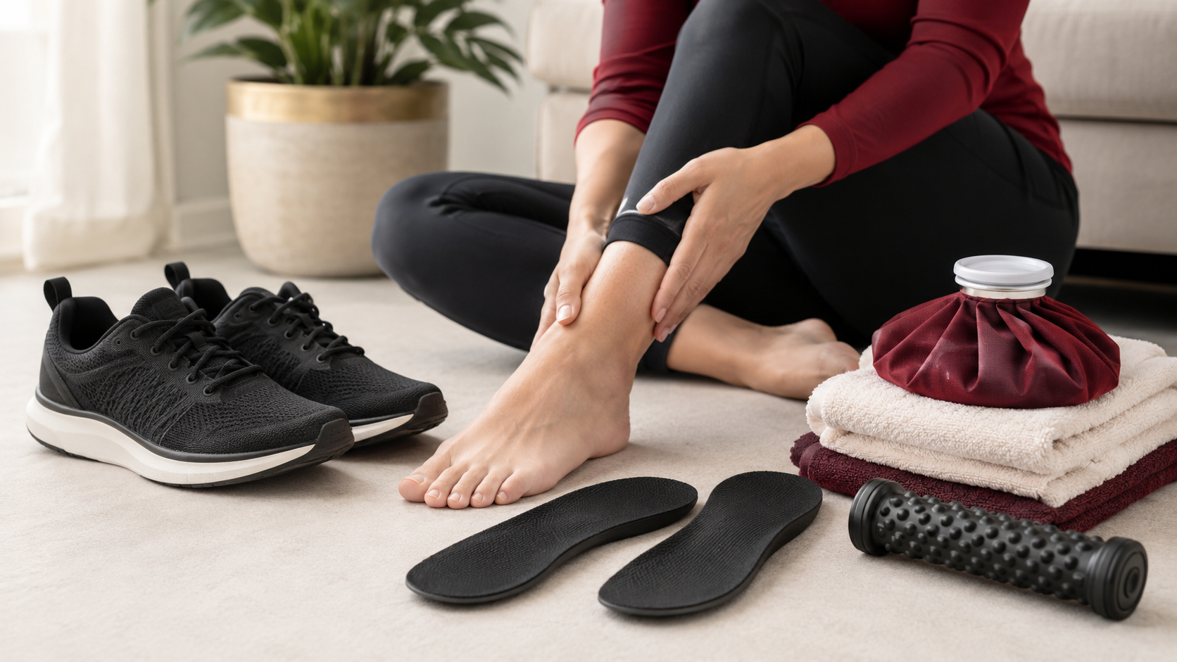 Five methods to relieve heel pain with rest stretching ice supportive shoes and professional guidance
