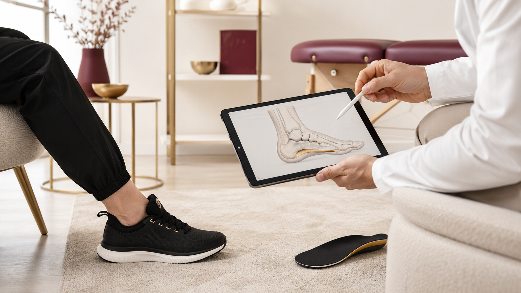 Physical therapy consultation for plantar fasciitis treatment options