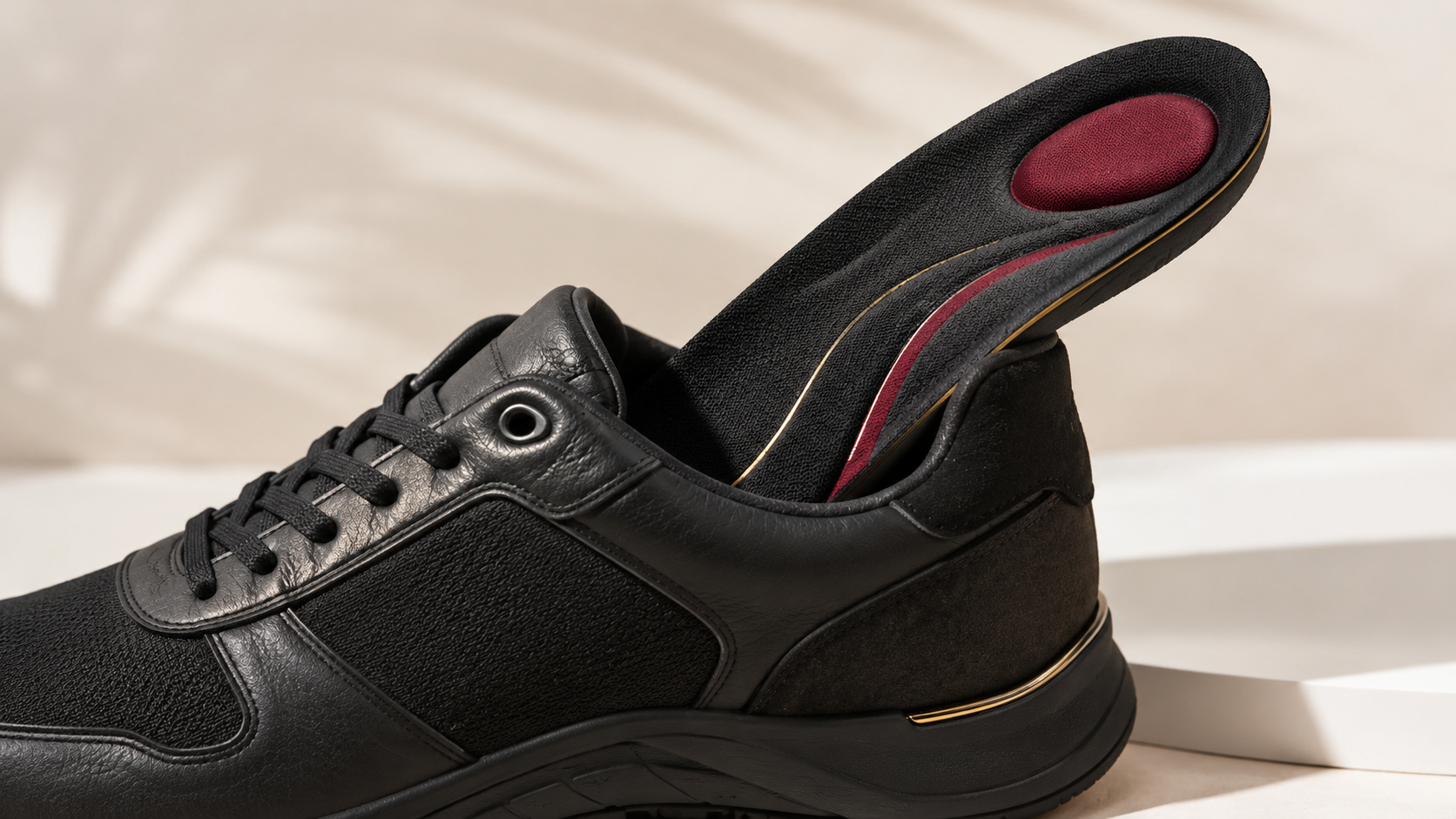 Heel and arch support area for plantar fasciitis