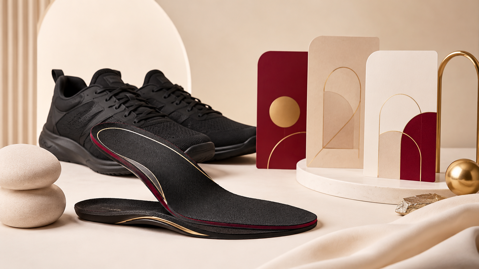 Supportive arch support insole for heel comfort