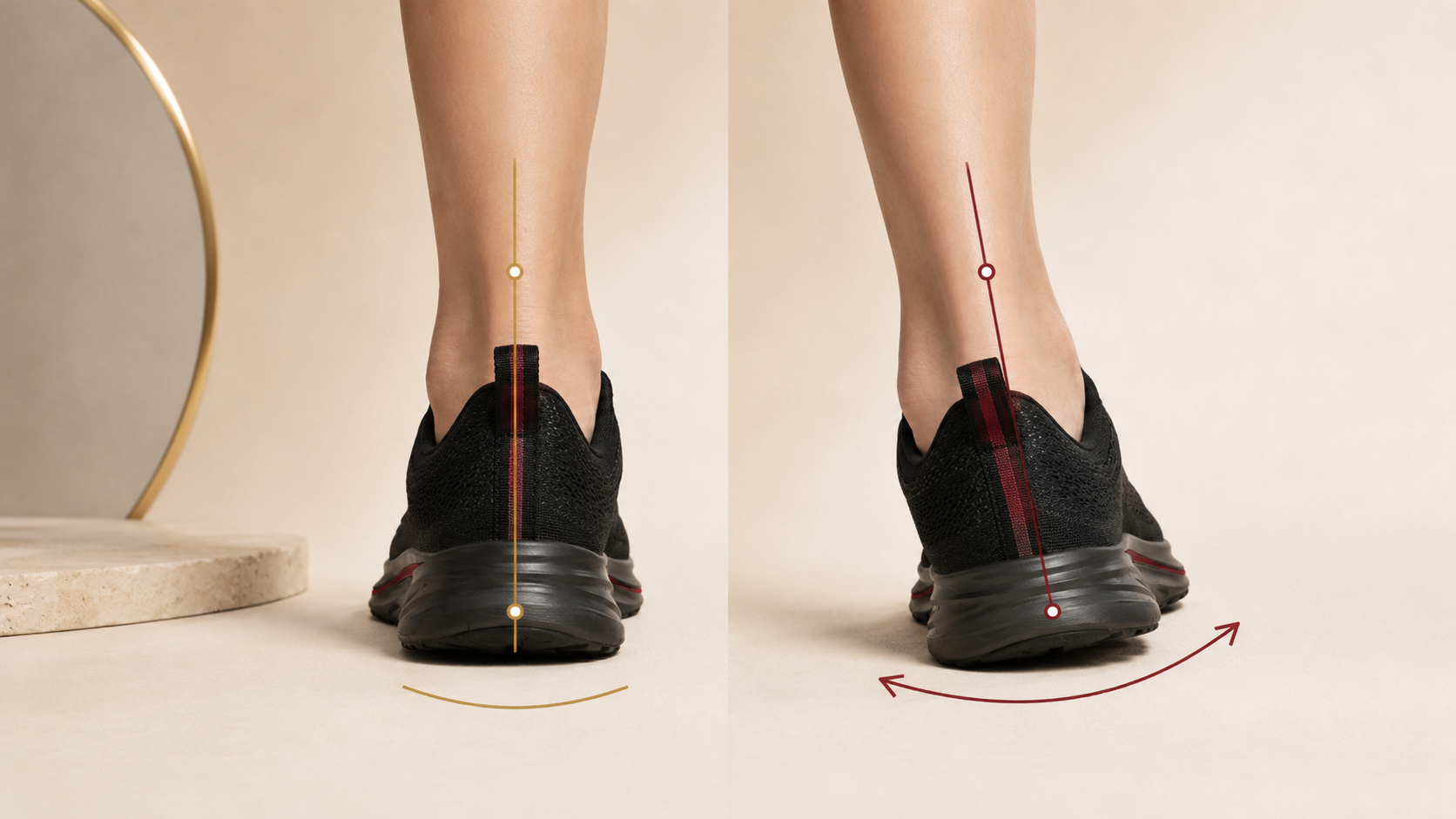 Arch support insoles as part of an overpronation support plan