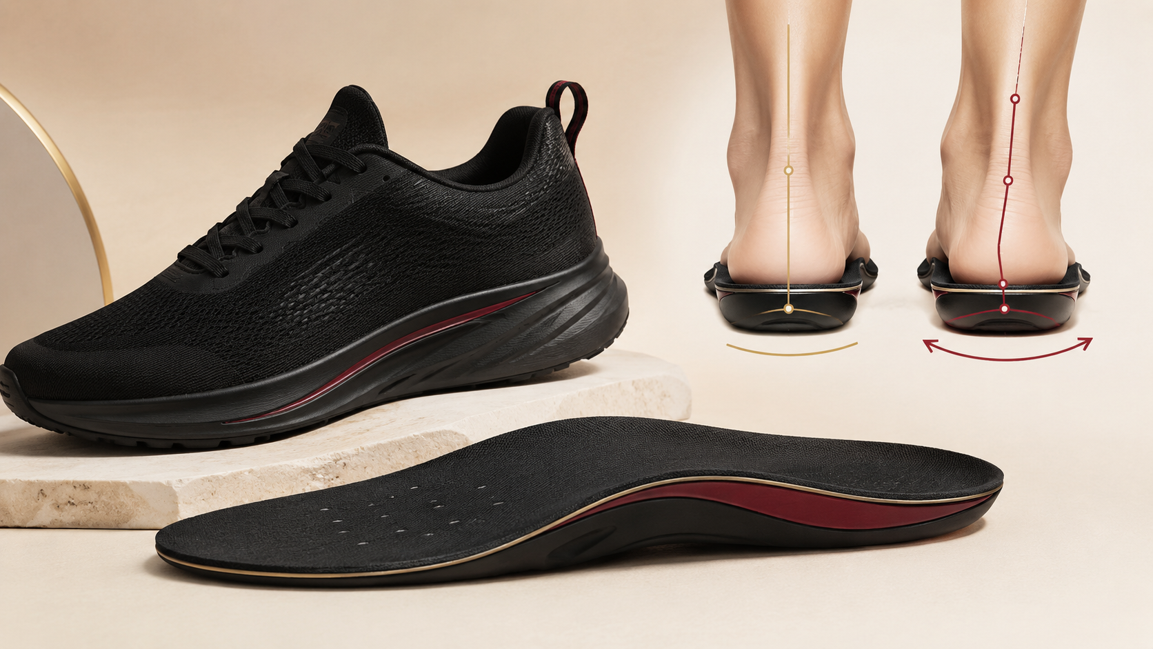 How to correct overpronation with arch support and better foot control