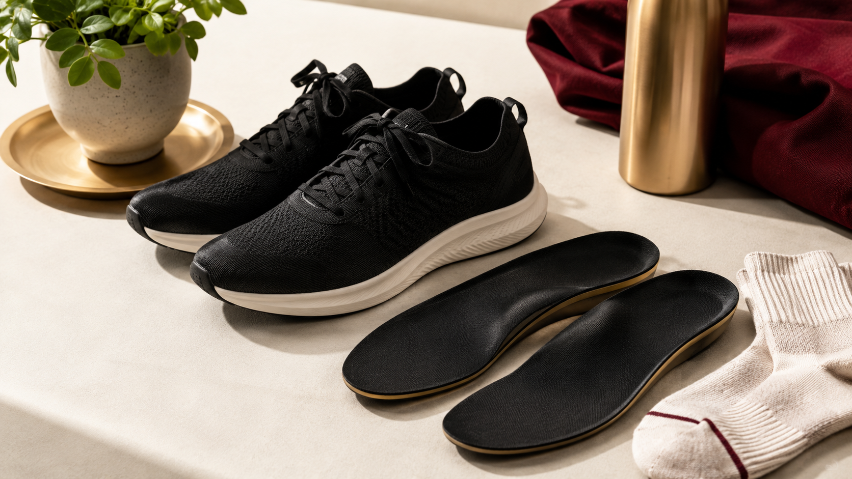 Supportive shoes and insoles for proper walking comfort
