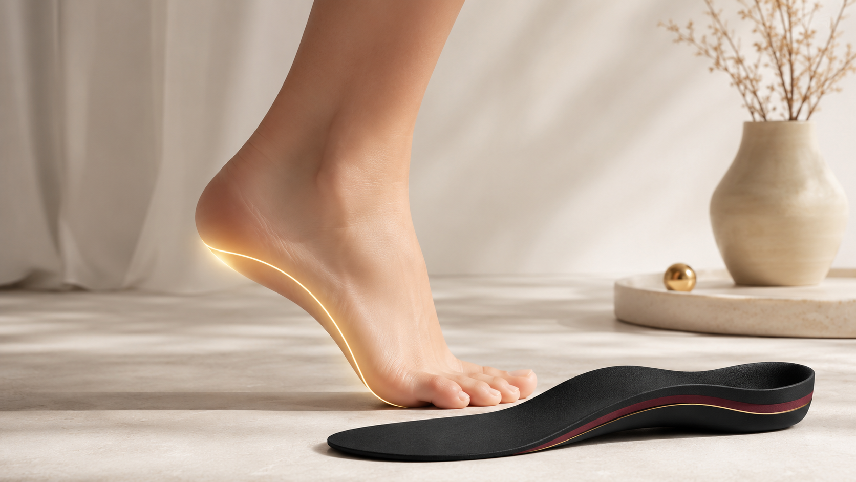 Plantar fasciitis FAQ with heel pain support and arch support insoles