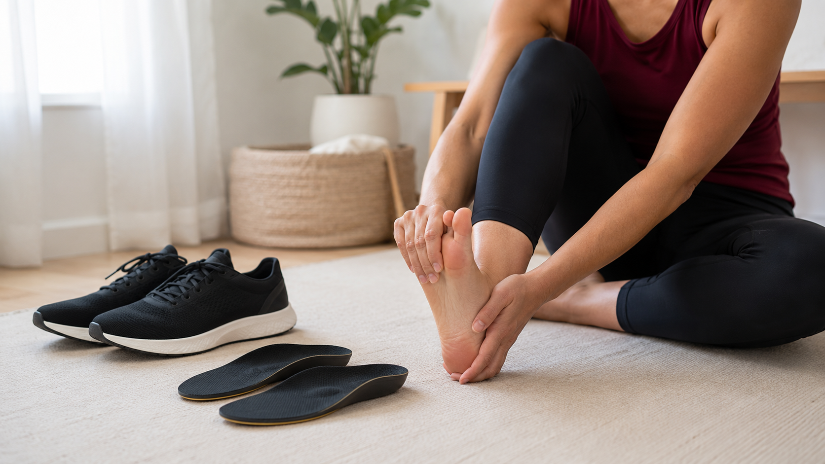 Simple plantar fasciitis stretch for heel and arch comfort