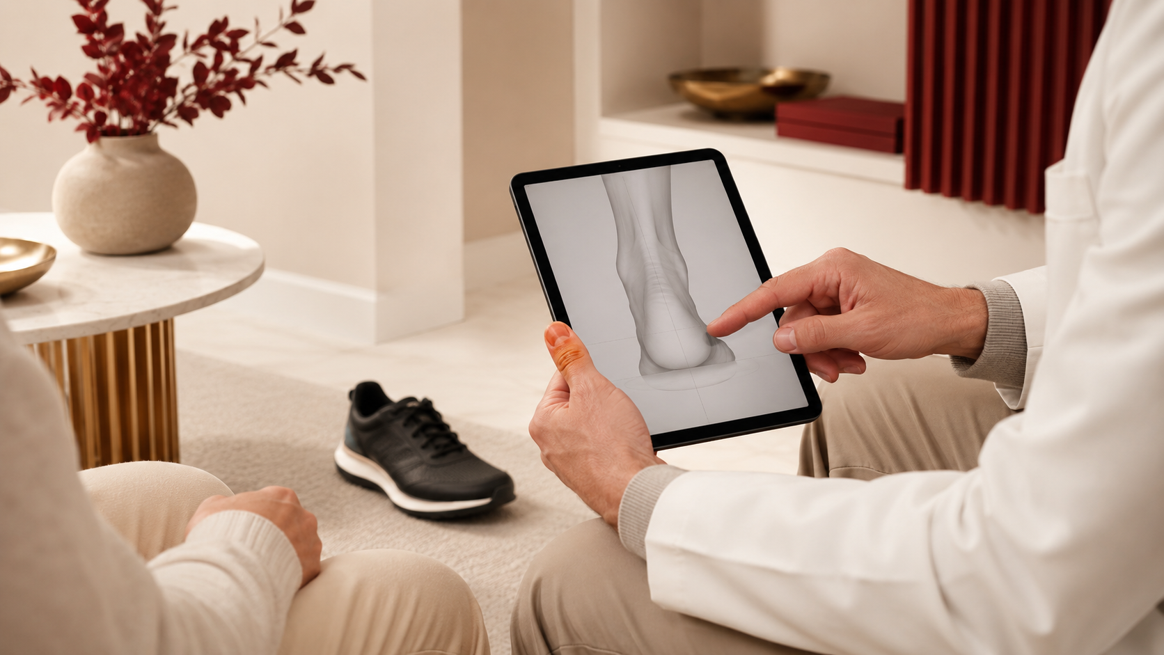 Medical evaluation for heel bone stress fracture